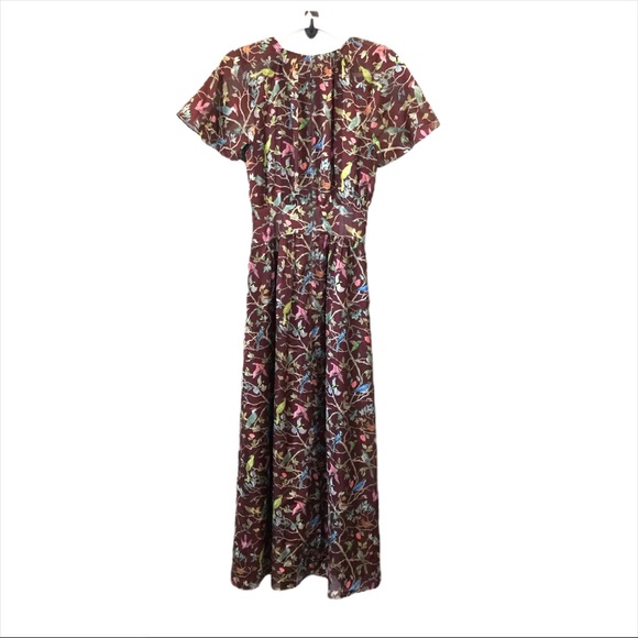 NWT Point Sur J. Crew Bird Menagerie Maxi Dress - Picture 7 of 15